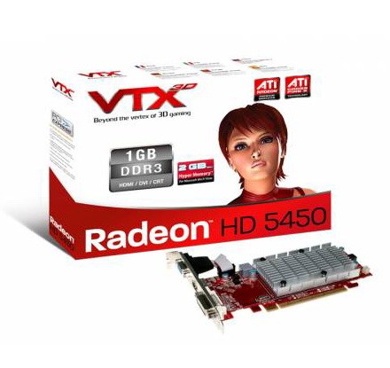VTX 3D HD5450 1GB DDR3